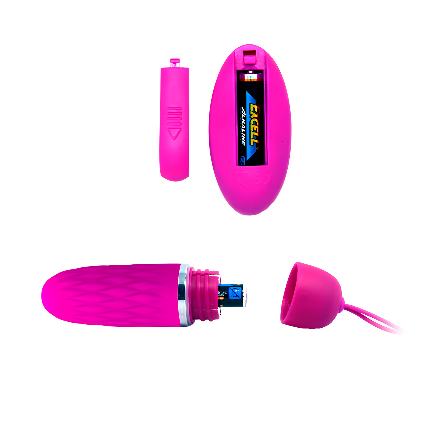Cápsula Vibratória Lisa com 12 Modos de Vibração, Controle Remoto sem Fio e Resistente à Água - Pretty Love Darlene | 8,6 x 2,7 cm | Disponível em 2 Cores - 2