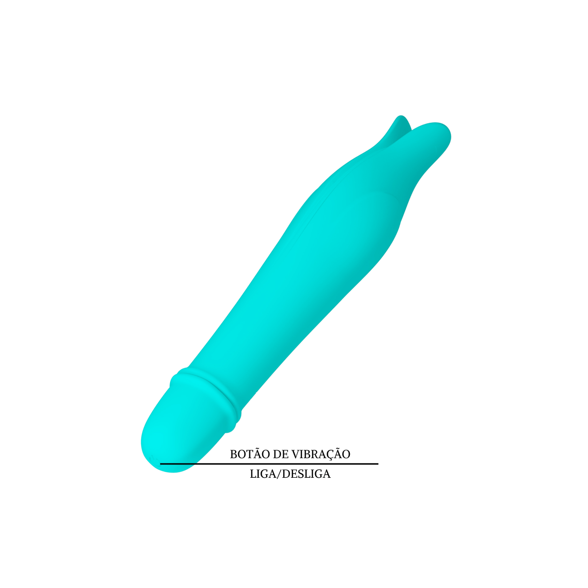 Mini Vibrador Estimulador de Clitóris com 10 Modos de Vibração - Pretty Love Edward | 14,4 x 2,8 cm | Disponível em 5 Cores - 5