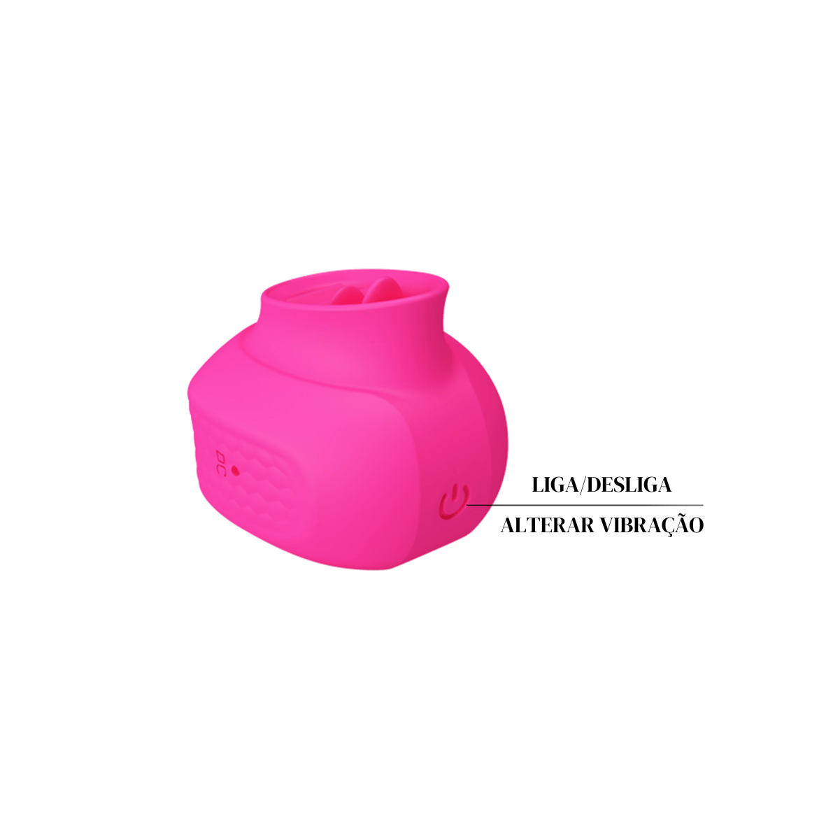 Mini Vibrador Estimulador de Clitóris em Silicone com 12 Modos de Vibração e Recarregável - Pretty Love Estelle | 4,2 x 4,2 cm | Disponível em 2 Cores - 11
