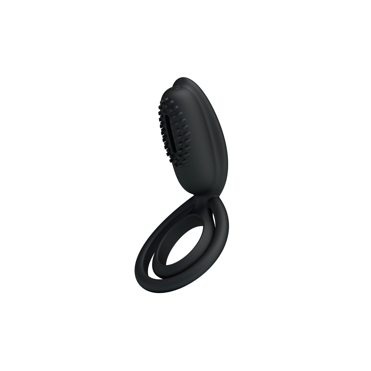 Anel Peniano Duplo para Pênis e Saco Escrotal com Vibro e Estimulador de Clítoris com Texturas Massageadoras - Pretty Love Esther - 3