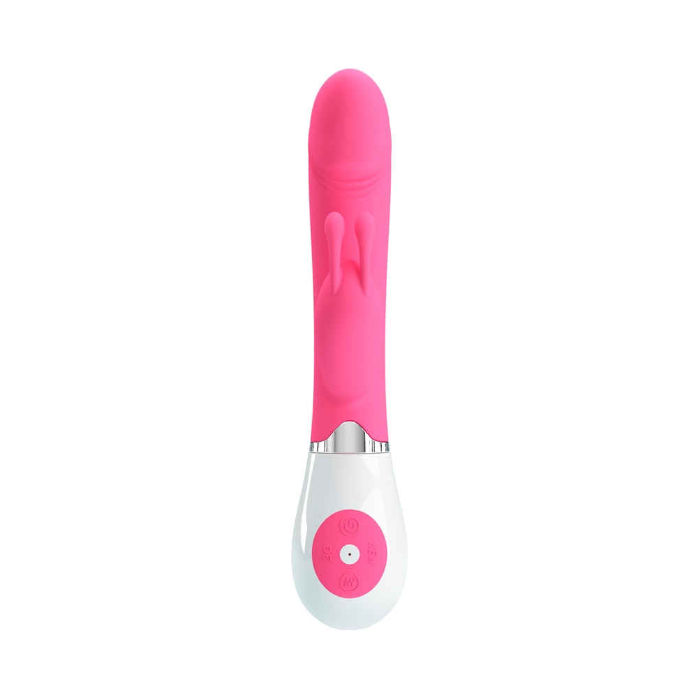 Vibrador de Ponto G e Clítoris em Forma de Coelho com 30 Níveis de Vibração - Pretty Love Gene | 10 x 3,2 cm | Disponível em 3 Cores - 6