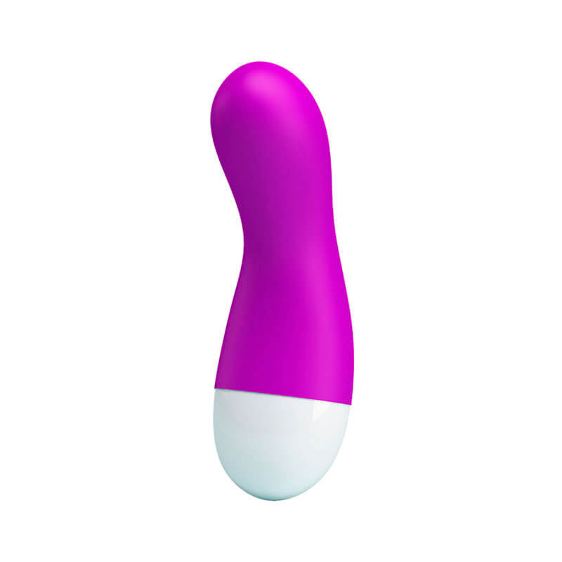 Vibrador Estimulador de Ponto G em Silicone com 30 Modos de Vibração e Carregamento via USB - Pretty Love Ian | 5,6 x 3,8 cm - 2