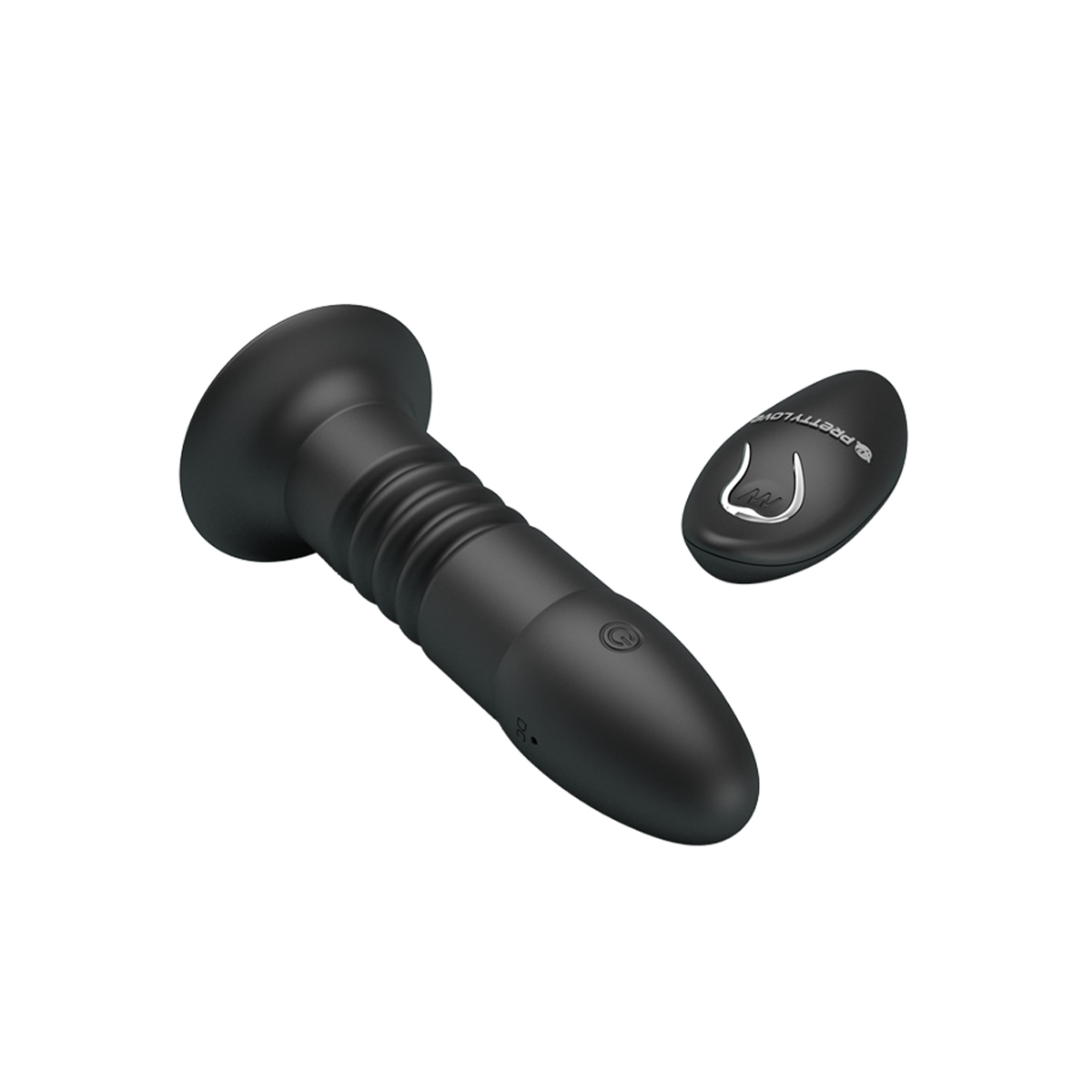 Plug Anal Recarregável em Silicone com Controle Remoto Sem Fio, Função Memória, 4 Modos de Vibração e Movimento Vai e Vem - Pretty Love Magic Jingers | 15 x 3,5 cm - 3