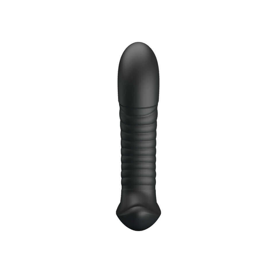 Estimulador de Próstata e Períneo em Silicone com 12 Modos de Vibração e 3 Funções de Rotações Ambas Silenciosas - Pretty Love Merlin | 13,2 x 3,4 cm | Cor: Preto - 3