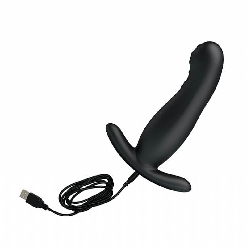 Estimulador de Próstata Recarregável em Silicone com 7 Modos de Vibração e Função de Dedilhar - Pretty Love Mr. Play | 8,9 x 2,8 cm - 4
