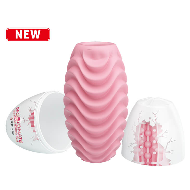 Masturbador Masculino em Formato de "Egg" com Textura Dupla - Pretty Love Passionate | 8,4 x 4,6 cm - 2