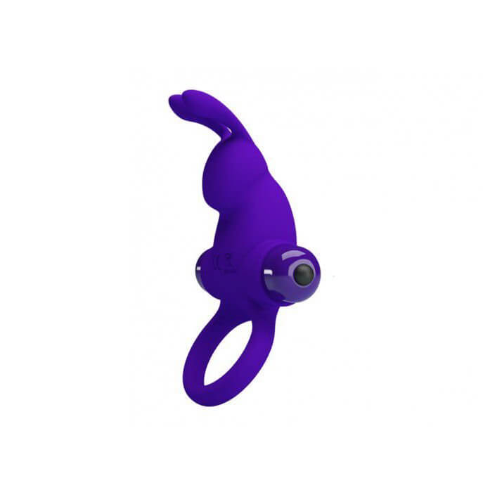 Anel Peniano com Estimulador de Clítoris em Forma de Coelho e 10 Modos de Vibração - Pretty Love Penis Ring I | 10,5 x 6,5 cm | Disponível em 2 Cores - 11