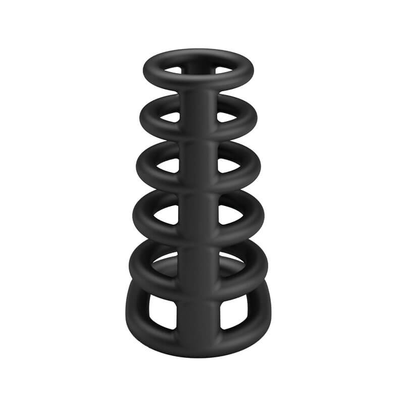 Anel Peniano Duplo para Pênis e Escroto em Silicone - Pretty Love Pennis Ring Rodrigo - 2