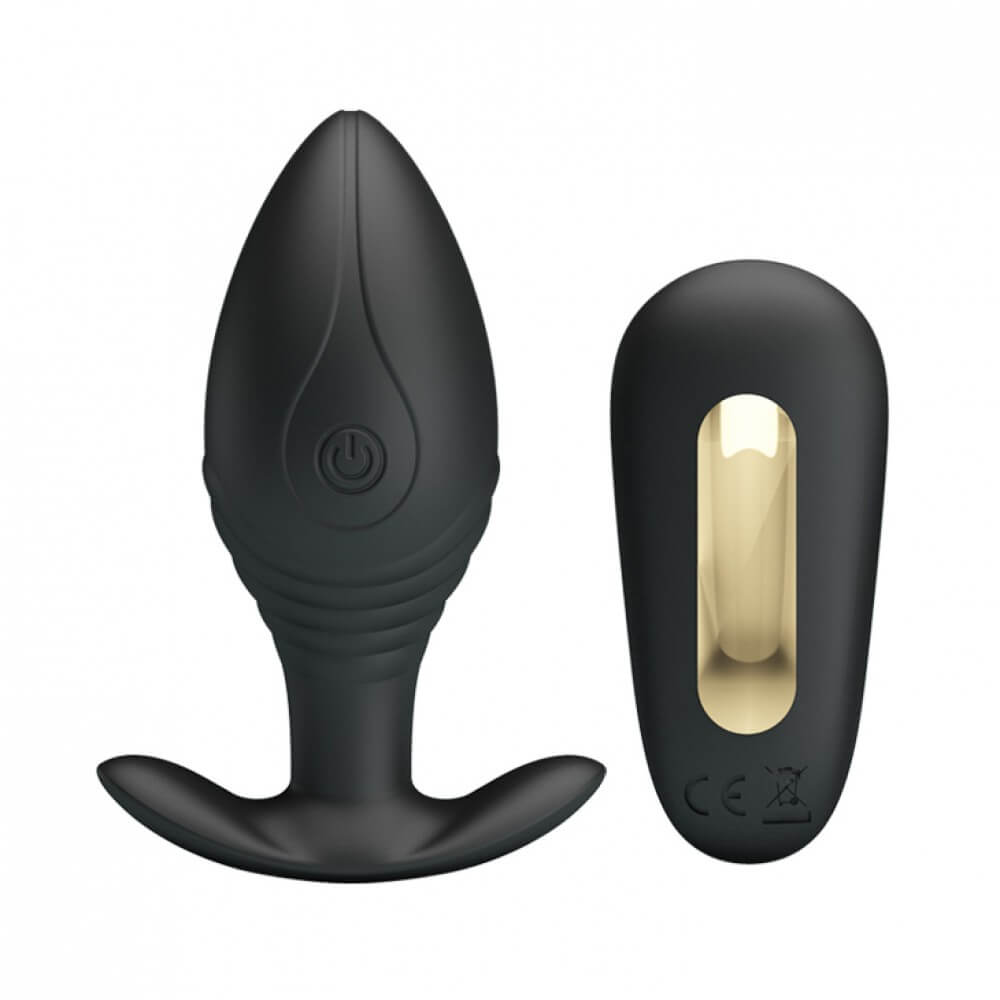 Plug Anal Recarregável com 12 Modos de Vibração, Controle Remoto sem Fio - Pretty Love Regina | 8,8  x 3,3 cm - 3