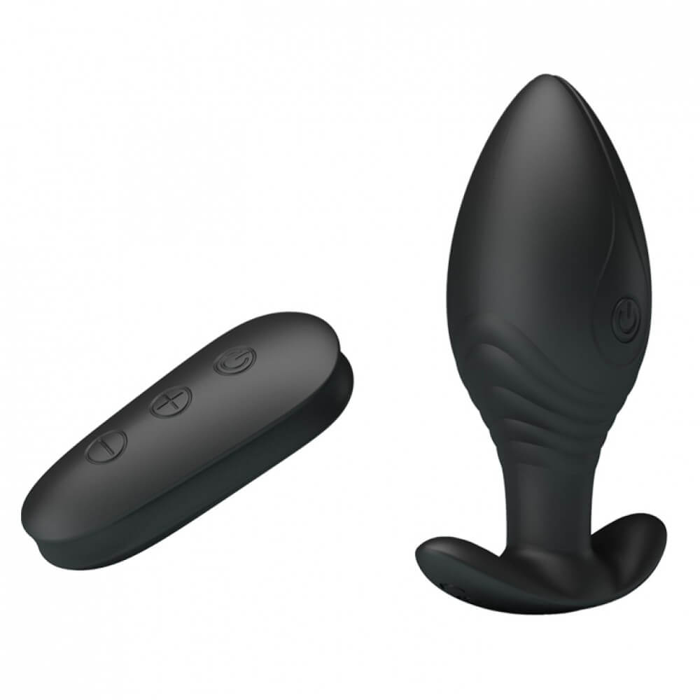 Plug Anal Recarregável com 12 Modos de Vibração, Controle Remoto sem Fio - Pretty Love Regina | 8,8  x 3,3 cm - 5