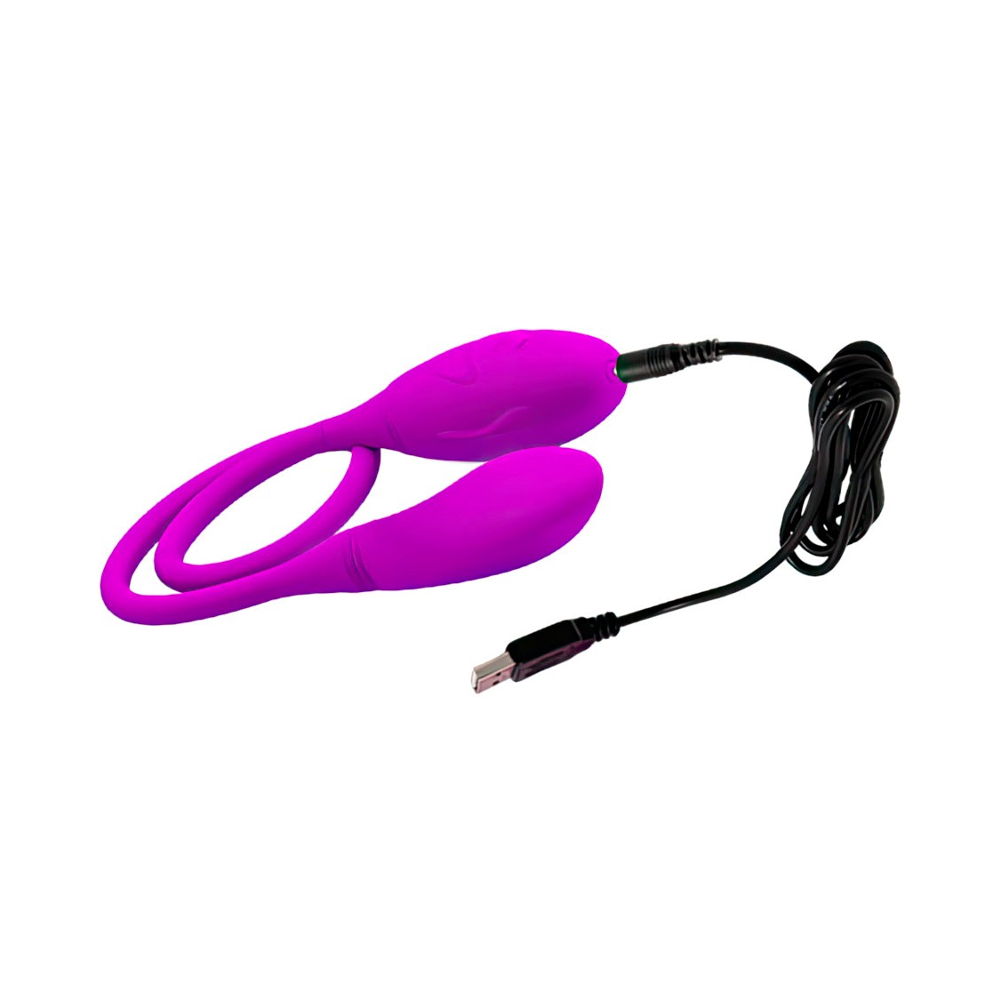 Vibrador Duplo Recarregável com 7 Modos de Vibração, a Prova D'Água - Pretty Love Snaky Vibe III | 60 x 3 cm - 4