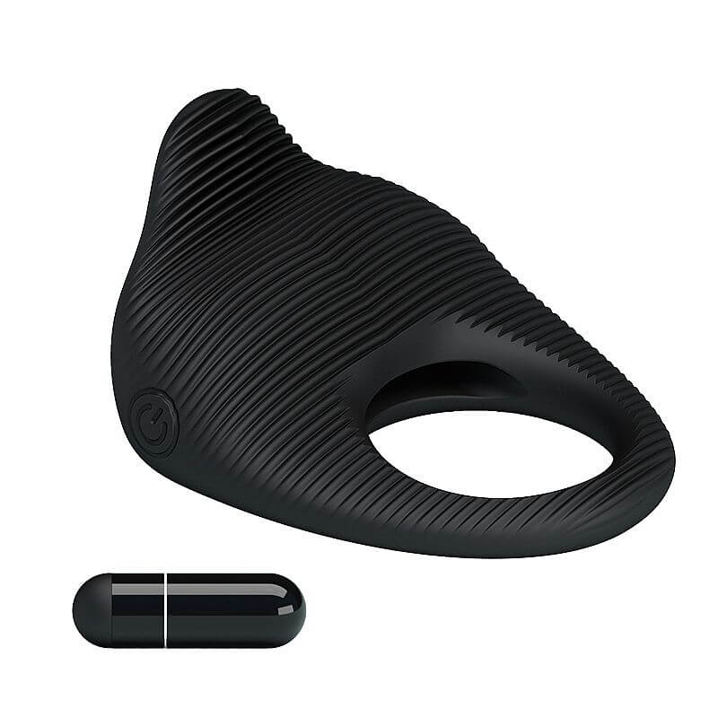 Anel Peniano com Estimulador de Clitóris, Resistente à Água e Vibração Única Potente - Pretty Love Thimble - 2