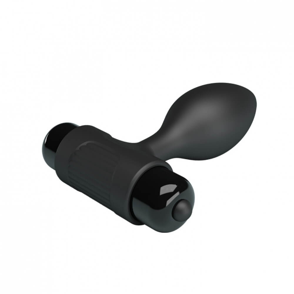 Plug Anal em Silicone com 10 Modos de Vibrações e Alça de Segurança - Pretty Love Vibra Butt Plug | 8,6 x 2,7 cm - 4