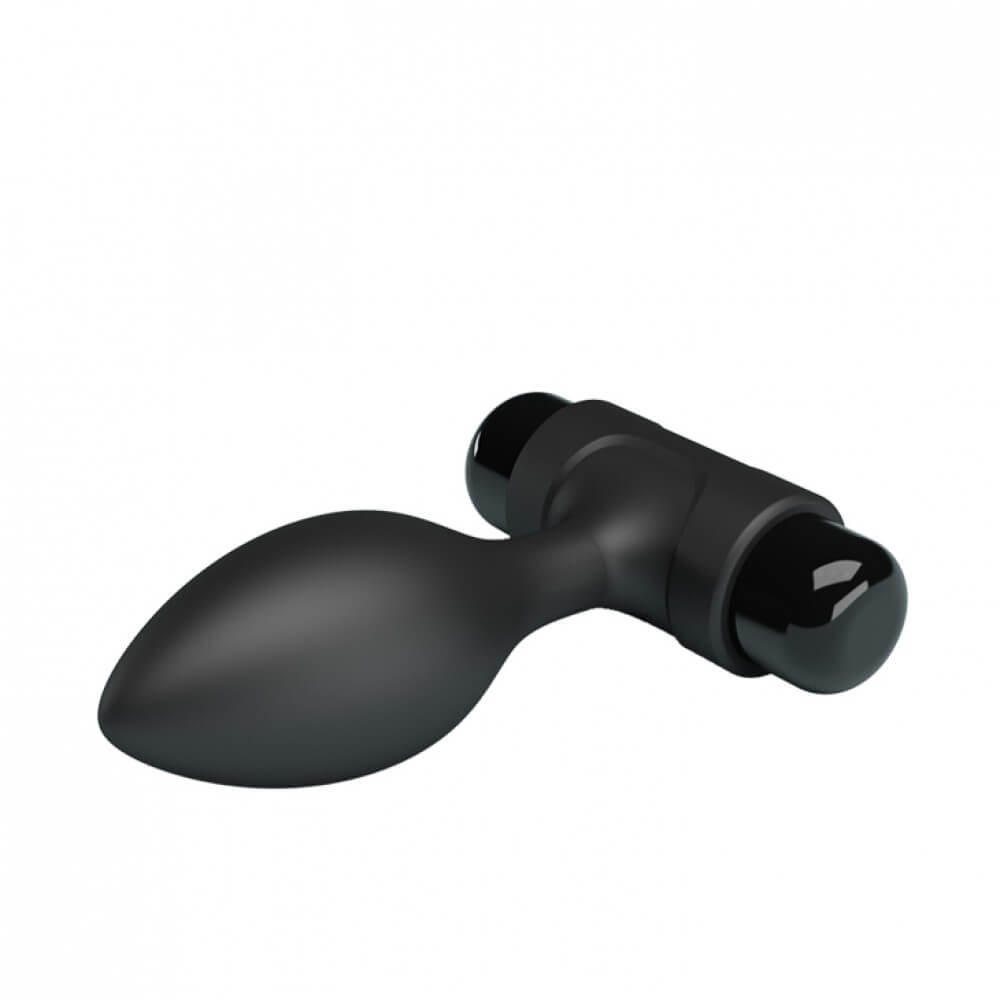Plug Anal em Silicone com 10 Modos de Vibrações e Alça de Segurança - Pretty Love Vibra Butt Plug | 8,6 x 2,7 cm - 5