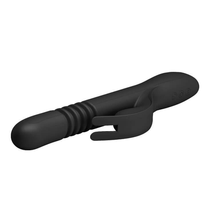 Vibrador Rabbit com 12 Modos de Vibração, 4 Movimentos de Vai e Vem, Rotações e Função Memória - Pretty Love Donahue | 15 x 3,1 cm | Disponível em 2 Cores - 8