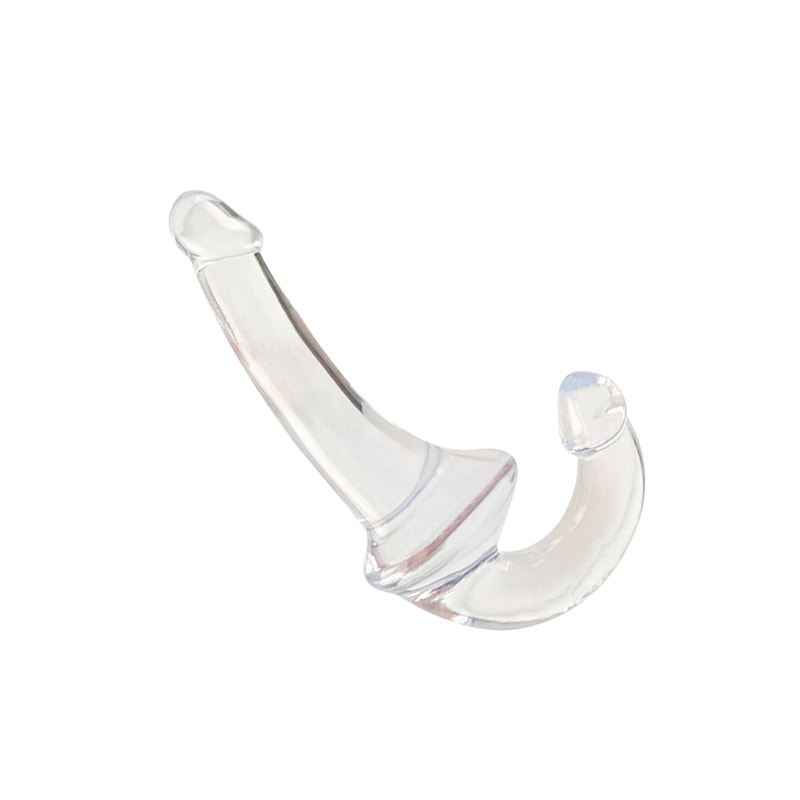 Prótese Dupla Strap On em TPE com Plug Vaginal de Ponto G - Dildo Ultra-Realistic | 12,5 x 3 cm | Disponível em 2 Cores - 7
