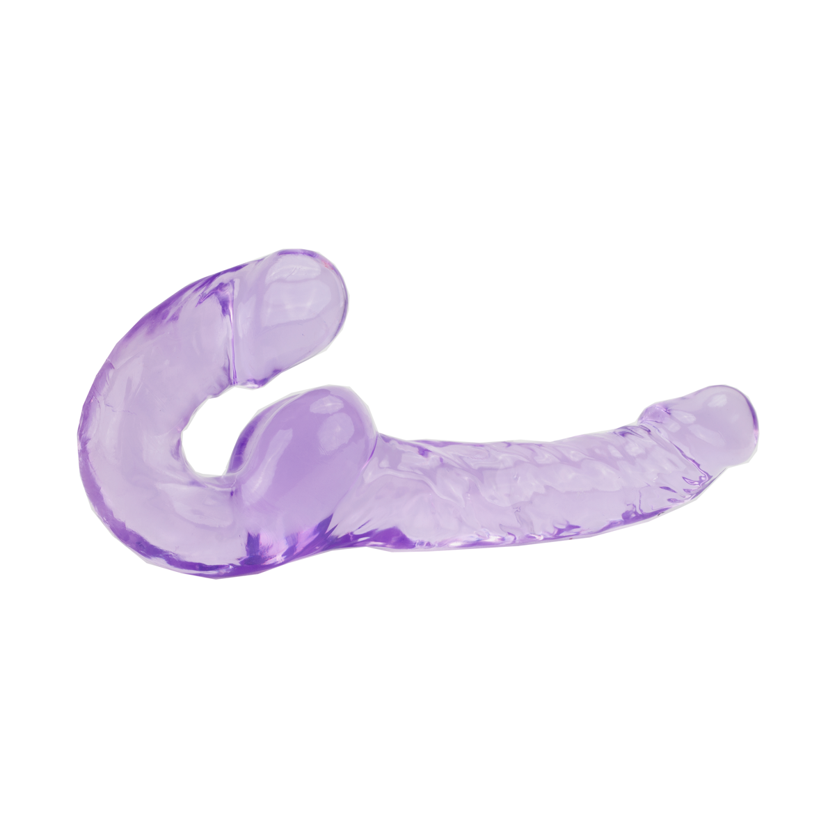 Prótese Dupla Strap On em TPE com Glande Definida e Texturas - Dildo Ultra-Realistic 9.2" | 16 x 3,2 cm | Disponível em 2 Cores - 4