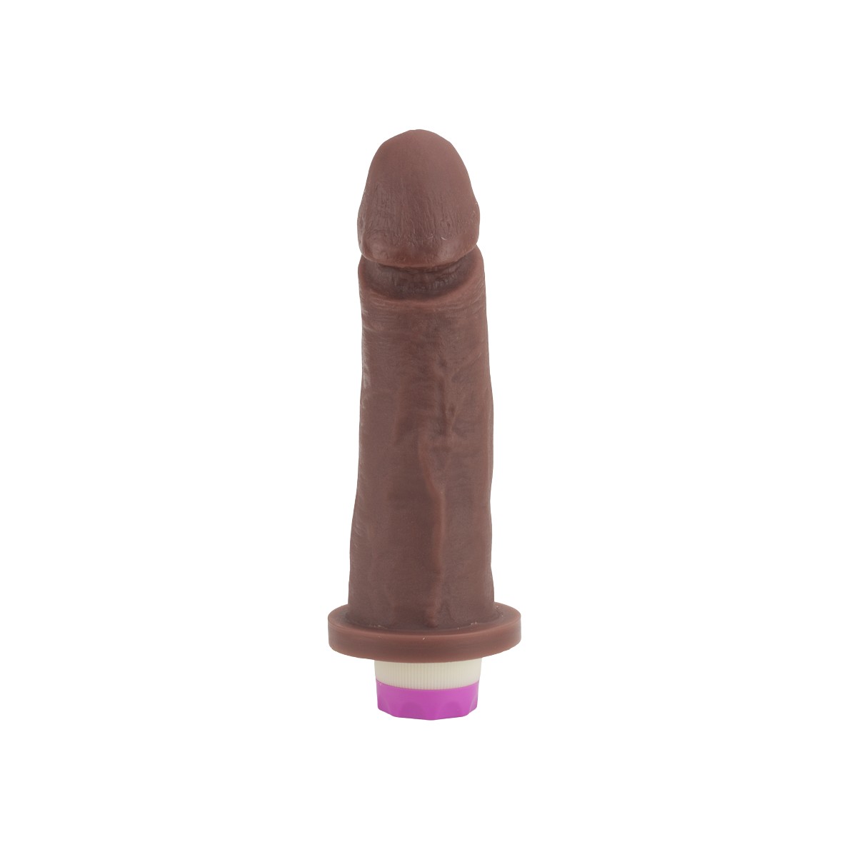 Prótese Peniana Realística em PVC com Veias Salientes, Glande e Vibrador Multivelocidade - Pura Luxúria | 16,5 x 4,7 cm | Disponível em 3 Cores - 11