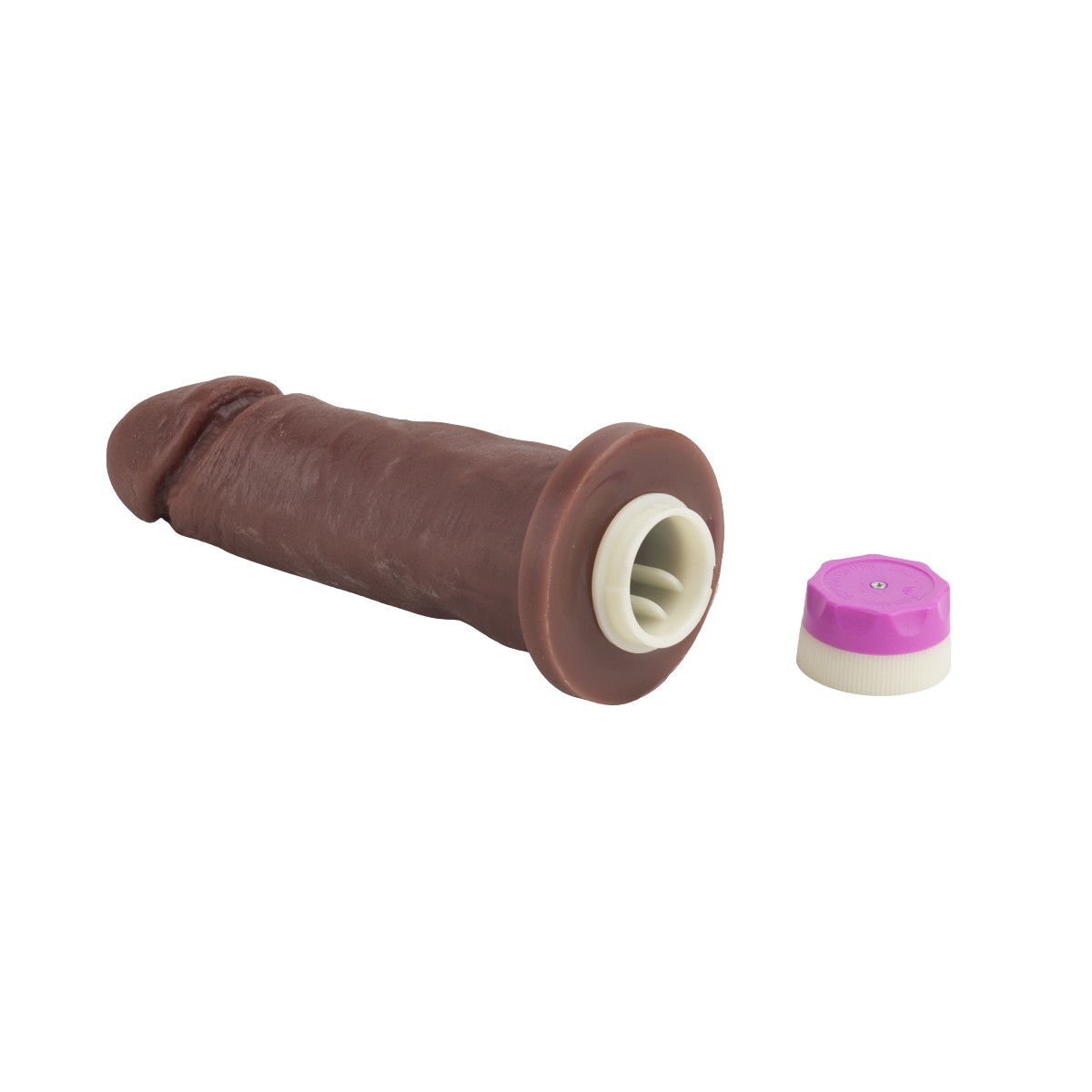 Prótese Peniana Realística em PVC com Veias Salientes, Glande e Vibrador Multivelocidade - Pura Luxúria | 16,5 x 4,7 cm | Disponível em 3 Cores - 12