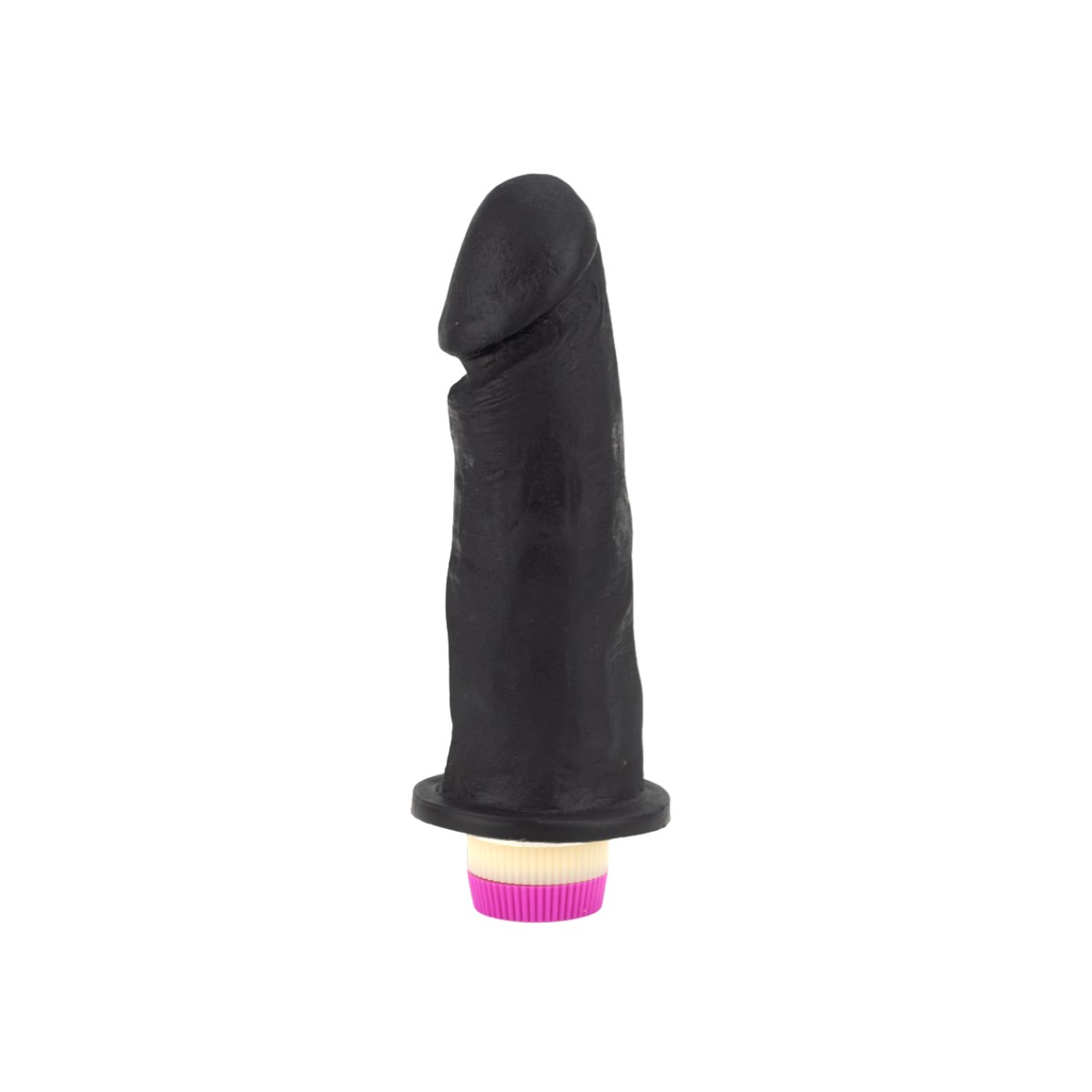 Prótese Peniana Realística em PVC com Veias Salientes, Glande e Vibrador Multivelocidade - Pura Luxúria | 16,5 x 4,7 cm | Disponível em 3 Cores - 16