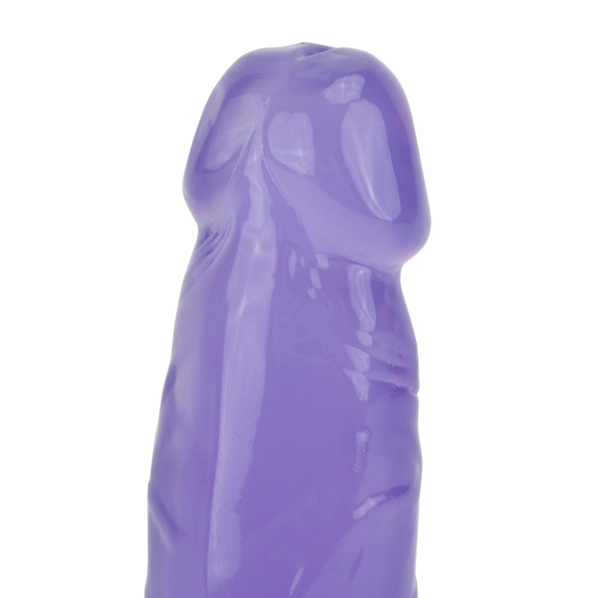 Prótese Peniana em PVC Gel com Glande e Base Reta - Adão & Eva | Disponível em 3 Tamanhos - 4
