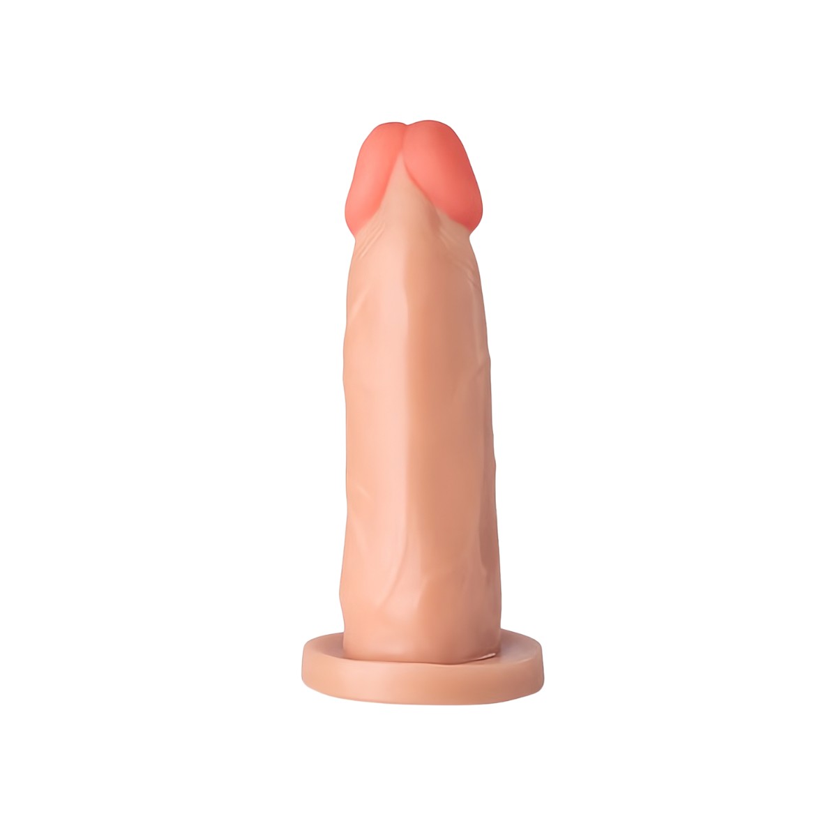 Prótese Peniana Realística em PVC Atóxico com Base Reta - Adão & Eva | 13,5 x 3,7 cm - 3