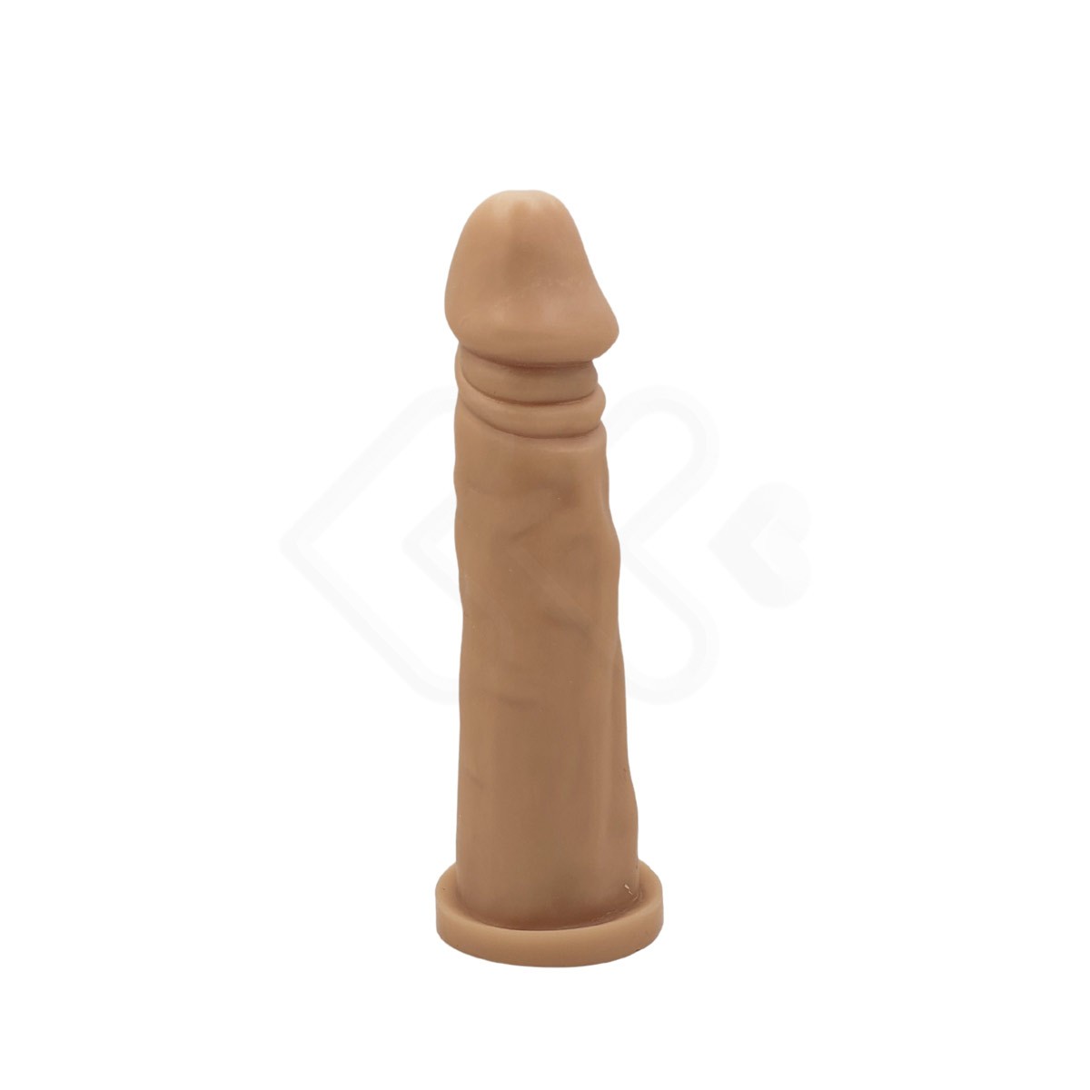 Prótese em Formato de Pênis Realístico com Glande Definida, Prepúcio, Veias Suaves e Base Achatada - Pura Luxúria | 18,5 x 4,4 cm - 2