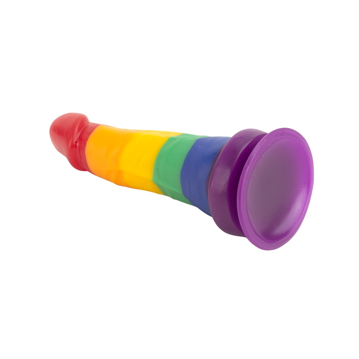 Prótese Peniana em Formato Realístico com Glande Definida e Ventosa na Base - Adão & Eva Pride Viva a Diversidade | 15 x 4,6 cm - 7