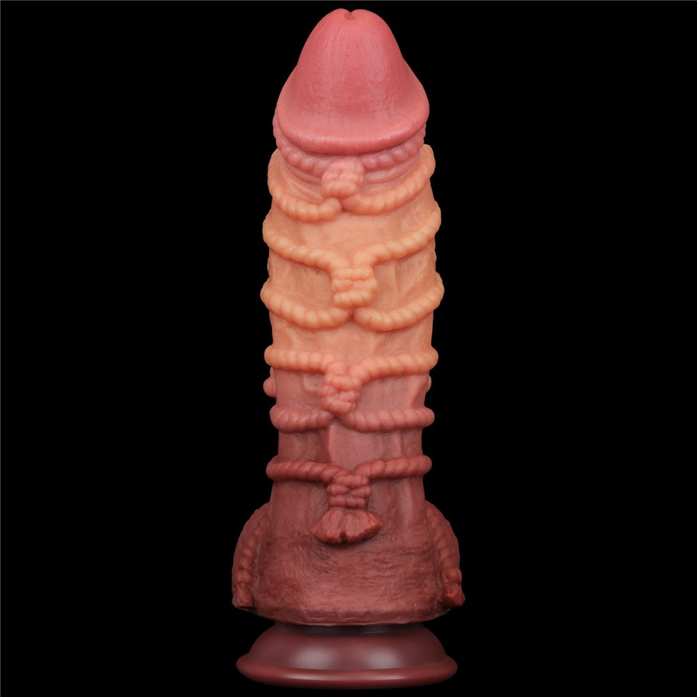 Prótese Peniana Realística em TPE com Corda, Escroto e Ventosa Poderosa - LoveToy | 21,5 x 7,3 cm - 3
