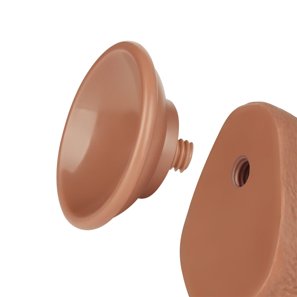 Prótese Peniana Curvada em TPE com Escroto, Vertebra e Ventosa Removível - Lovetoy Sliding-Slin Dong 7.5'' | 13,5 x 3,4 cm | Disponível em 3 Cores - 21