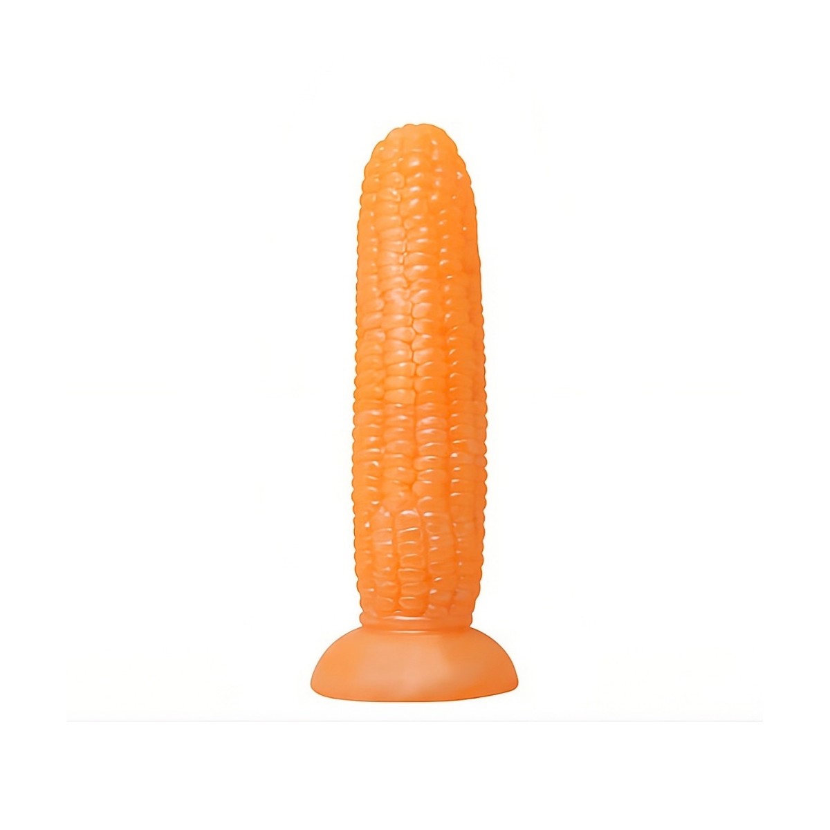Prótese Peniana Divertida em Formato de Espiga de Milho com Texturas e Ventosa - Passionate Fruit | 14,5 x 3,5 cm - 3