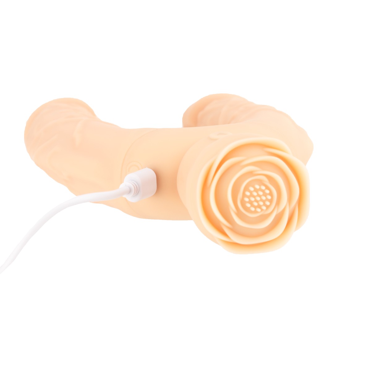 Prótese Peniana Dupla Recarregável em Silicone com 10 Vibrações, 3 Motores e Ponta Estimuladora - SI ALWUP Flexible | Disponível em 2 Cores - 4