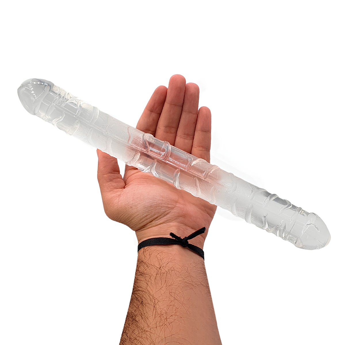 Prótese Peniana Dupla em Silicone com Glande Definida e Veias Salientes - SI Double | 33 x 3,3 cm | Disponível em 4 Cores - 11