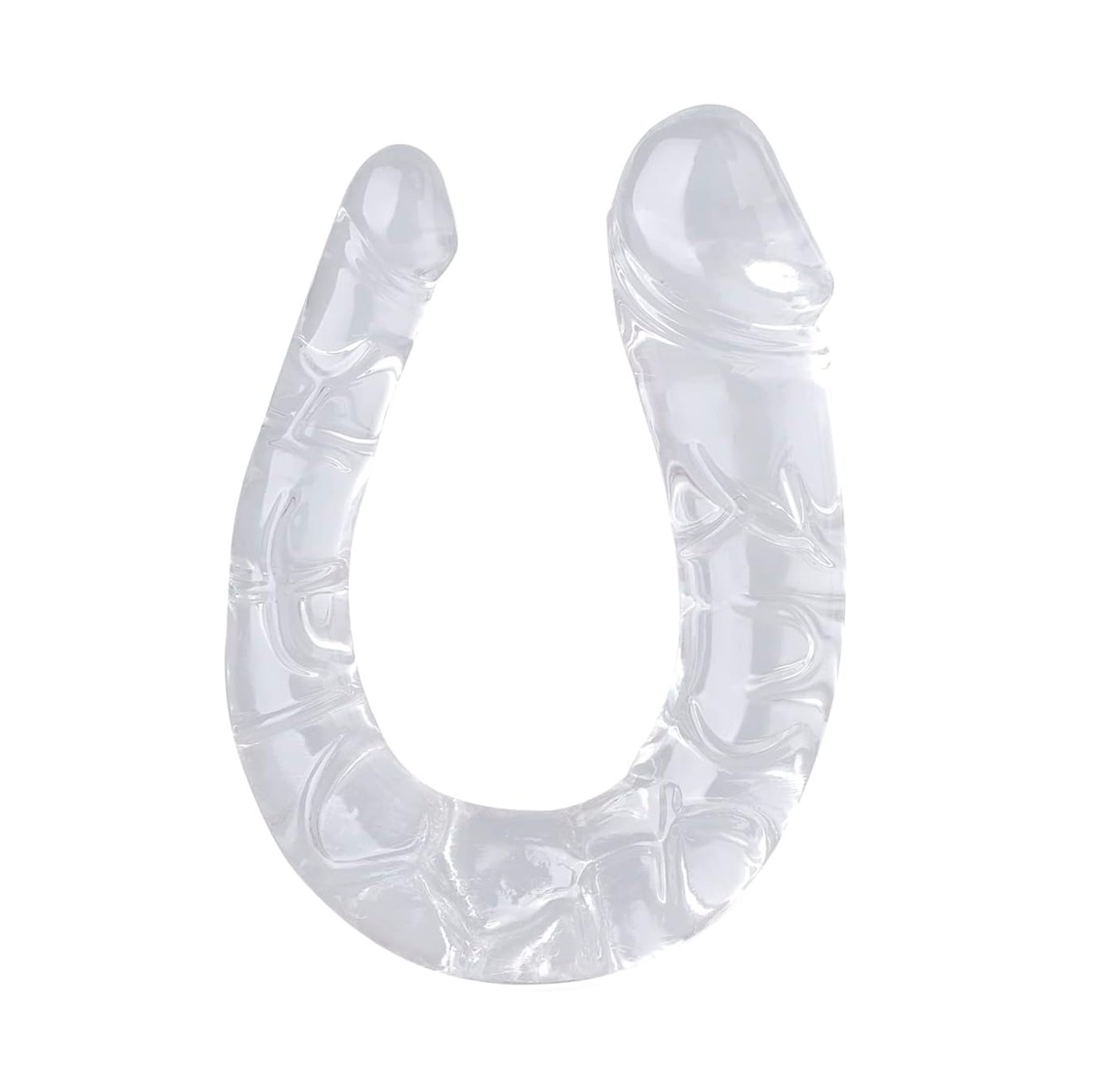 Prótese Peniana Dupla em TPE com Formato "U", Graduação de Tamanho, Veias Saltadas e Glande Definida - 41 x 4,3 cm - 2