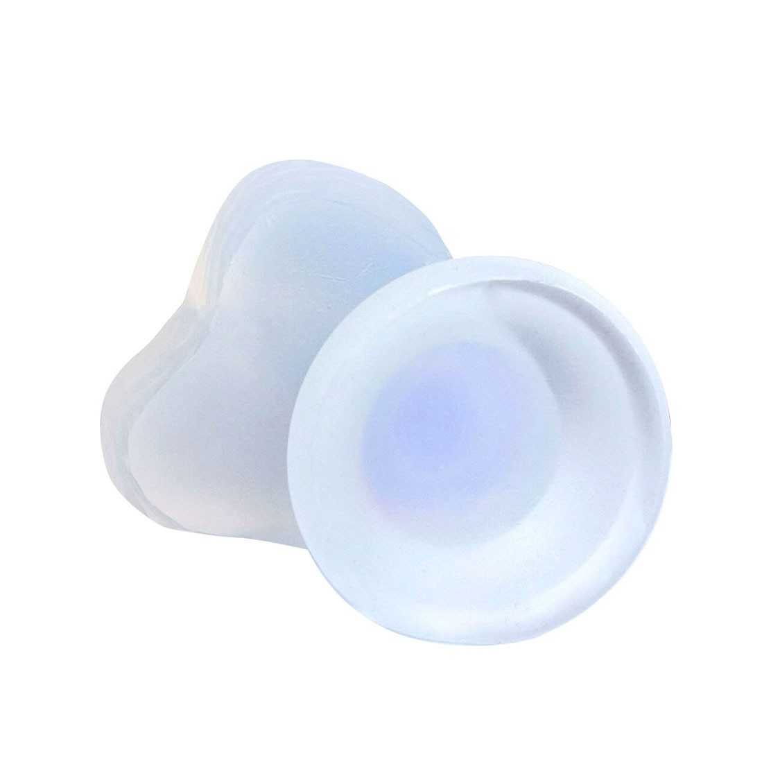 Prótese Peniana Florescente Com Glande Definida, Escroto e Base em Ventosa - Nv Toys Dildo Gode | Disponível em 2 Cores - 4