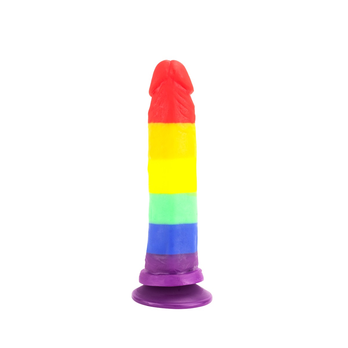 Prótese Peniana Realística com Glande e Ventosa na Base - Adão & Eva Pride Viva a Diversidade | 18,5 x 4,2 cm - 3