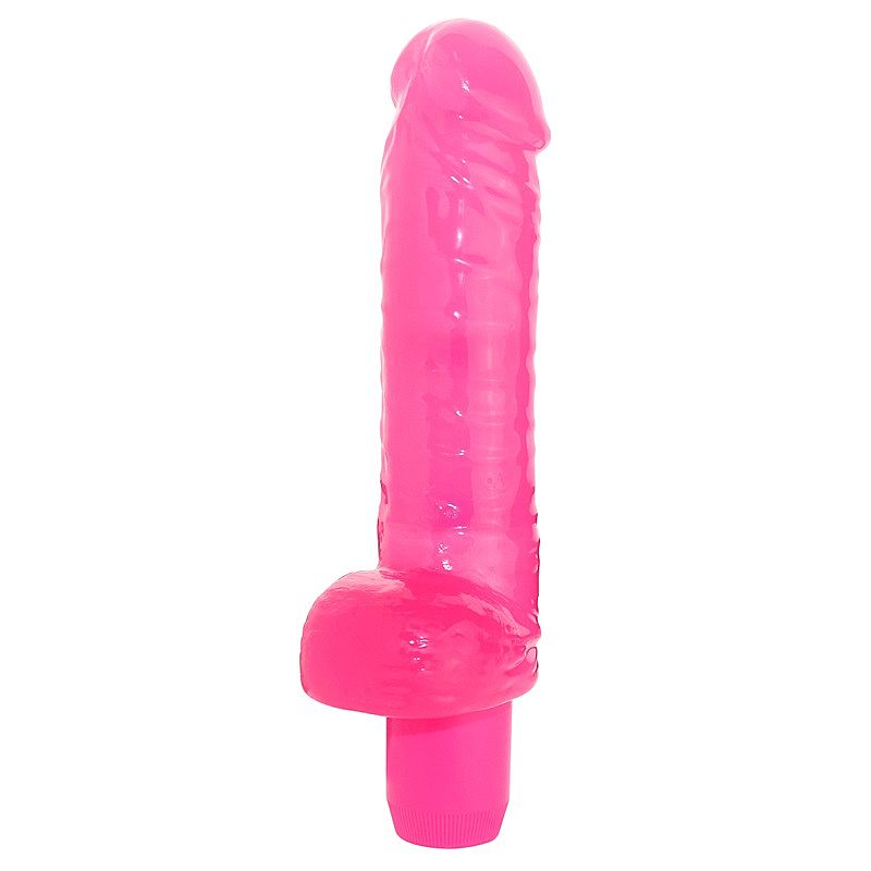 Prótese Peniana com Glande definida, Veias Salientes, Escroto e Vibração Multivelocidade - Realistic Dong Aphrodisia | 13,4 3,9 cm | Disponível em 3 Cores - 7