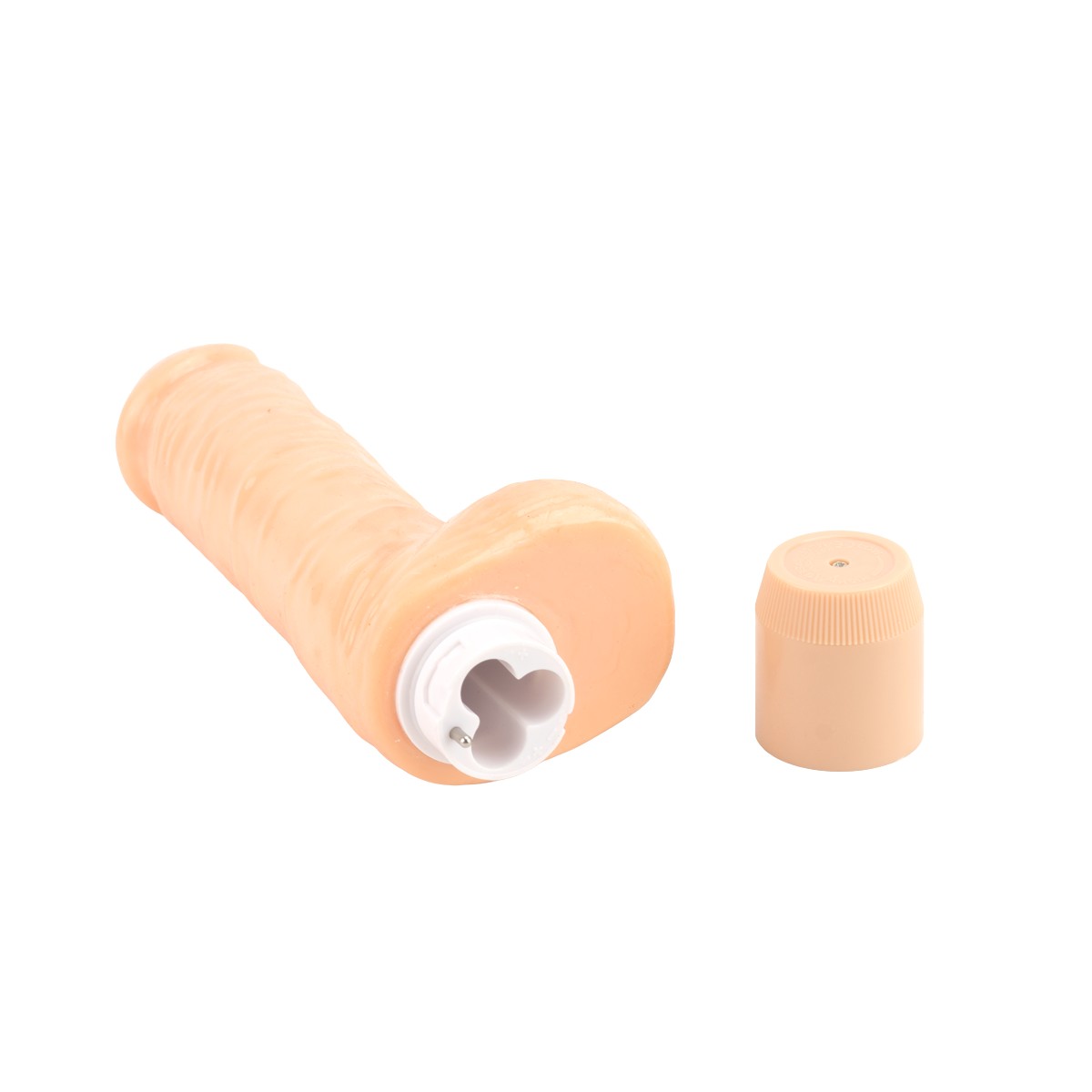 Prótese Peniana com Glande definida, Veias Salientes, Escroto e Vibração Multivelocidade - Realistic Dong Aphrodisia 6.5" | 13,5 x 4 cm | Disponível em 3 Cores - 13