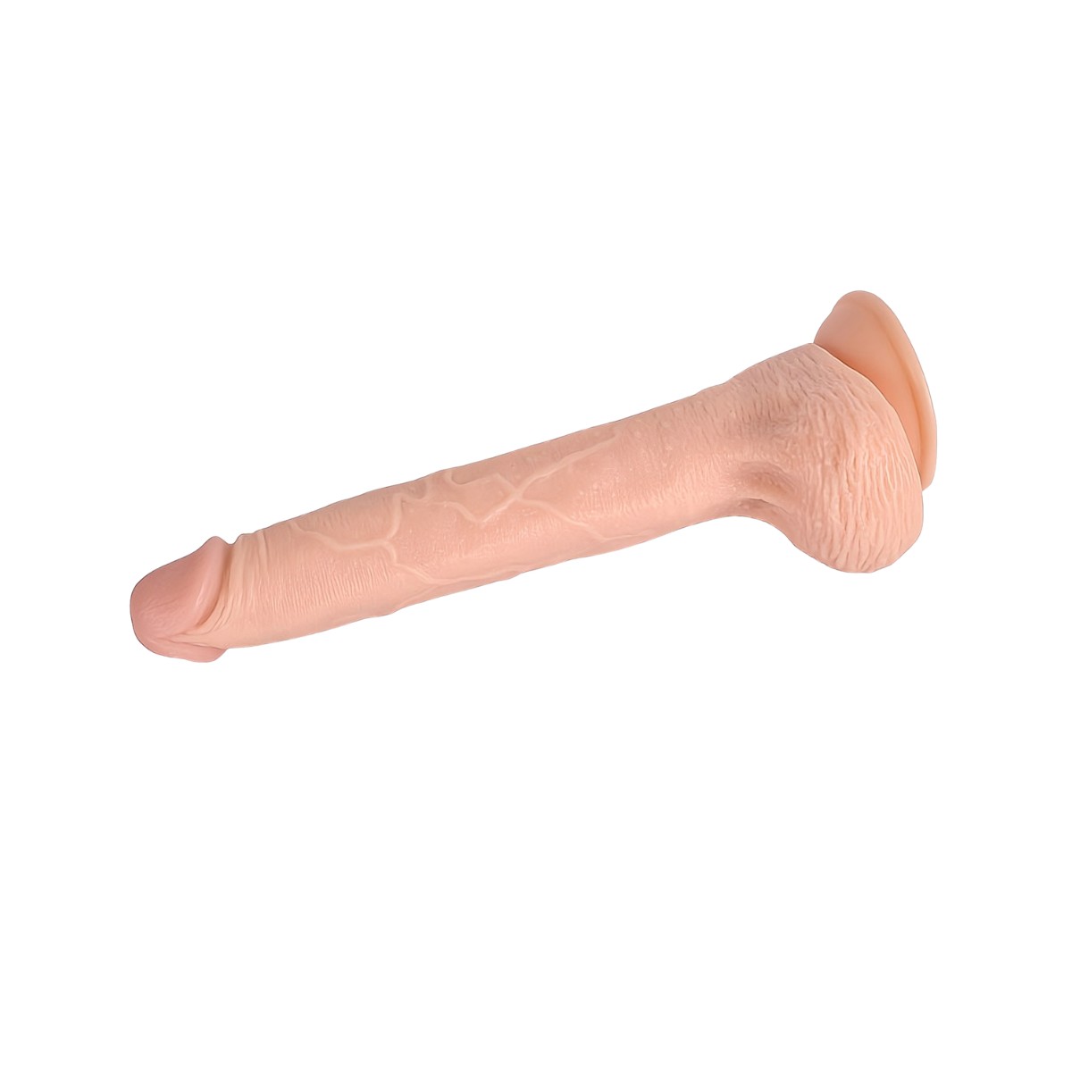 Prótese Peniana em PVC com Glande Definida, Escroto e Ventosa - Vscnovelty Ultra Realistic 11" | 21 x 4,7 cm - 4
