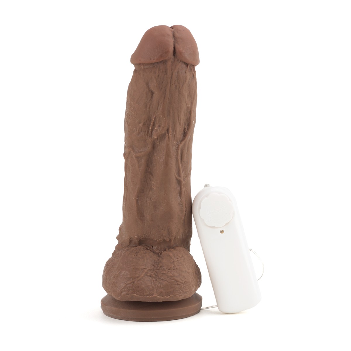 Prótese Peniana Realística com Glande Definida, Veias, Escroto e Ventosa com Multivelocidade - Magic Sexy | 16 x 5,2 cm | Disponível em 3 Cores - 18