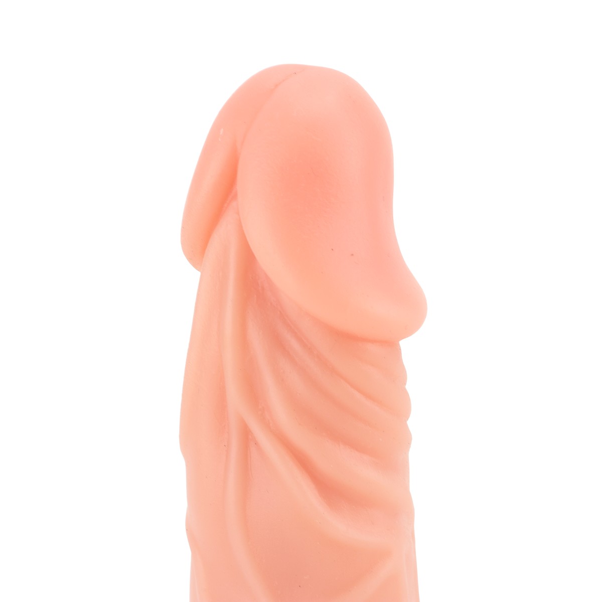 Prótese Peniana Realística com Glande, Veias, Texturas e Base para Cinta - Exclusiva | 16,5 x 3,8 cm - 6