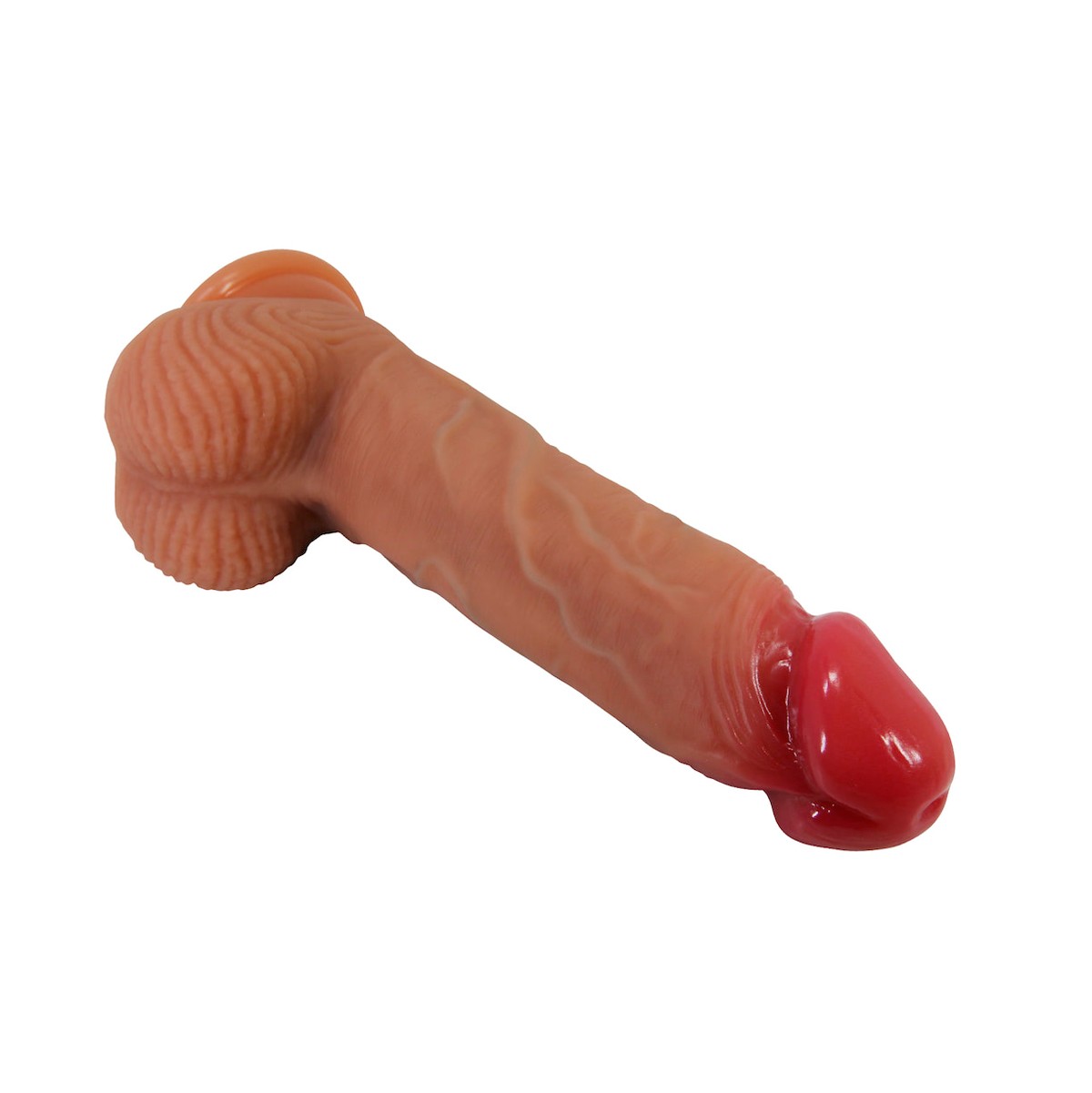 Prótese Peniana Realística em Silicone com Glande, Escroto e Ventosa - Pretty Love Lisle | 15 x 4,1 cm - 5