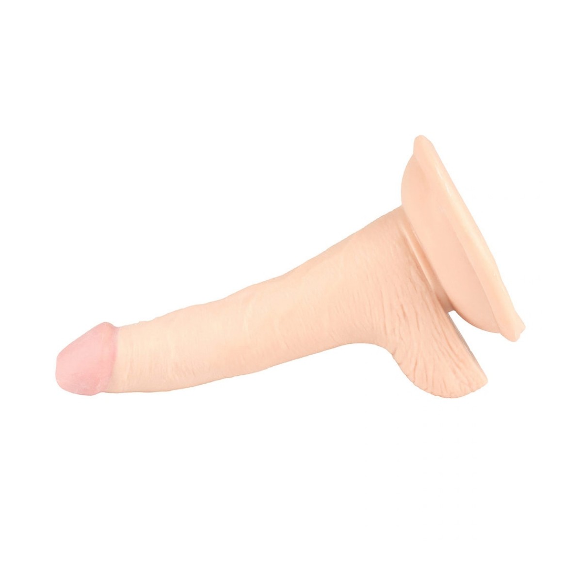 Prótese Peniana Realístico com Glande, Escroto e Ventosa - Lifelike Realistic Dildo | 13 x 3,2 cm - 8