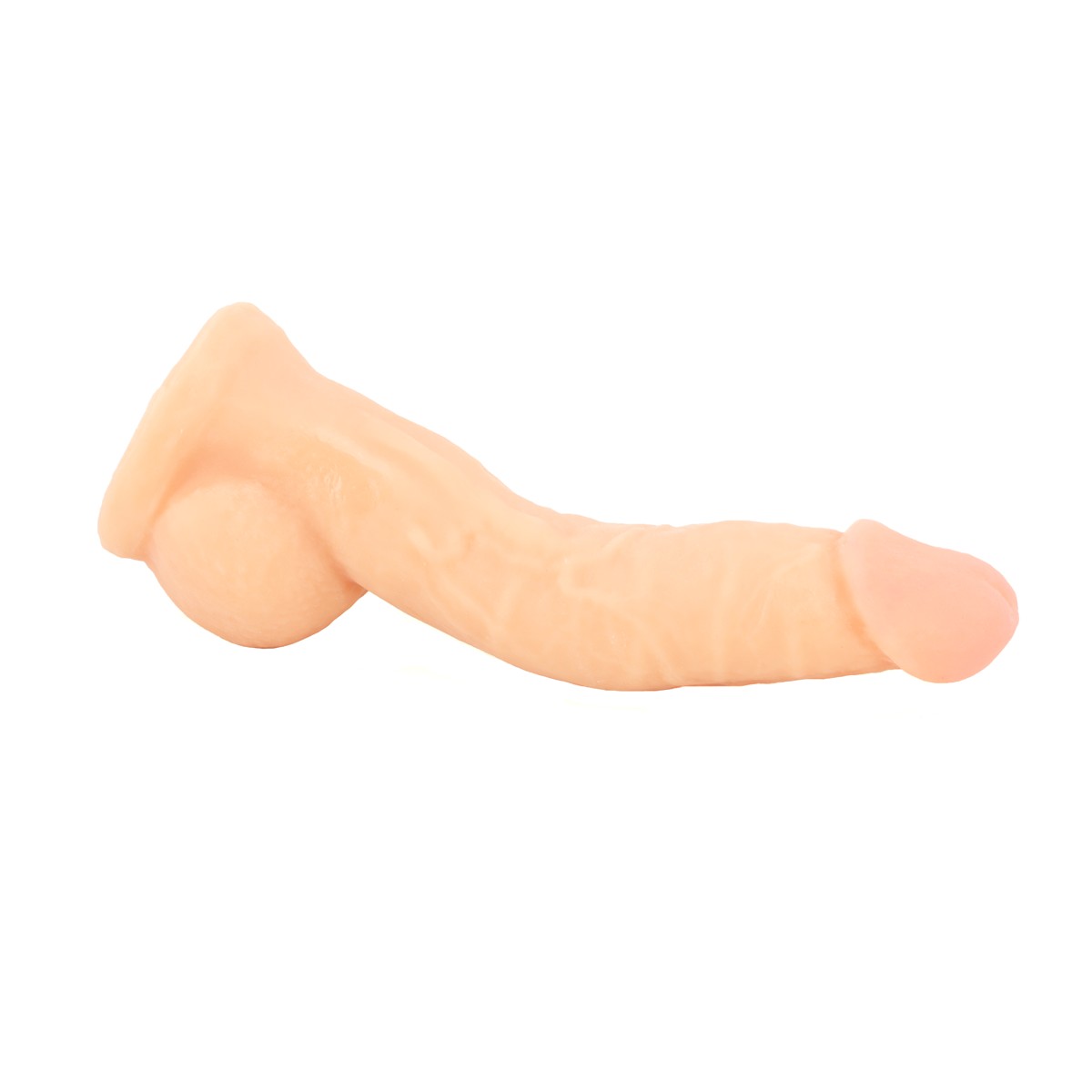 Prótese Peniana em TPE com Glande, Escroto e Vértebra - Magic Sexy | 16 x 3,8 cm | Disponível em 2 Cores - 5