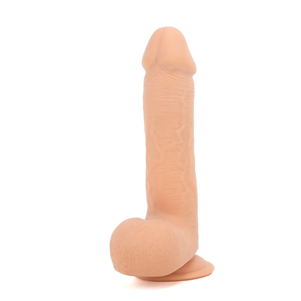Prótese Peniana em TPR com Pele Beliscável, Escroto, Veias Saliente e Glande Definida - Pretty Love Emeka 9.2" | 17,5 x 4,5 cm - 7