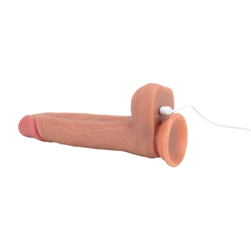 Prótese Peniana com Ventosa, 7 Modos de Vibração, Movimentos Vai e Vem, Controle Remoto sem Fio e Recarregável - Yaffa | 17 x 3,7 cm - 3