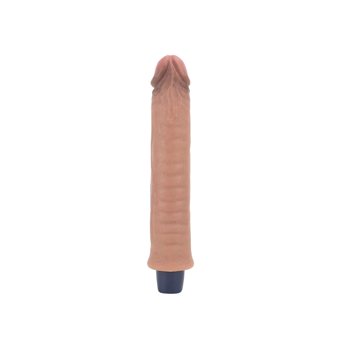 Prótese Peniana Realística em Silicone com Glande, Texturas, 10 Modos de Vibrações e Recarregável - LoveToy Real Softee 9,5" Long | 21,5 x 4 cm - 3
