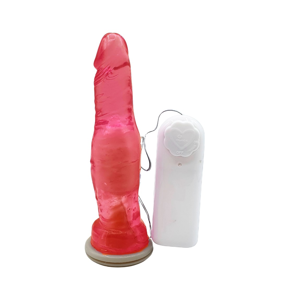 Prótese Realística em Jelly com Vibro Multivelocidade e Cinta Ajustável - Magic Sexy | 14 x 3 cm | Disponível em 8 Cores - 3