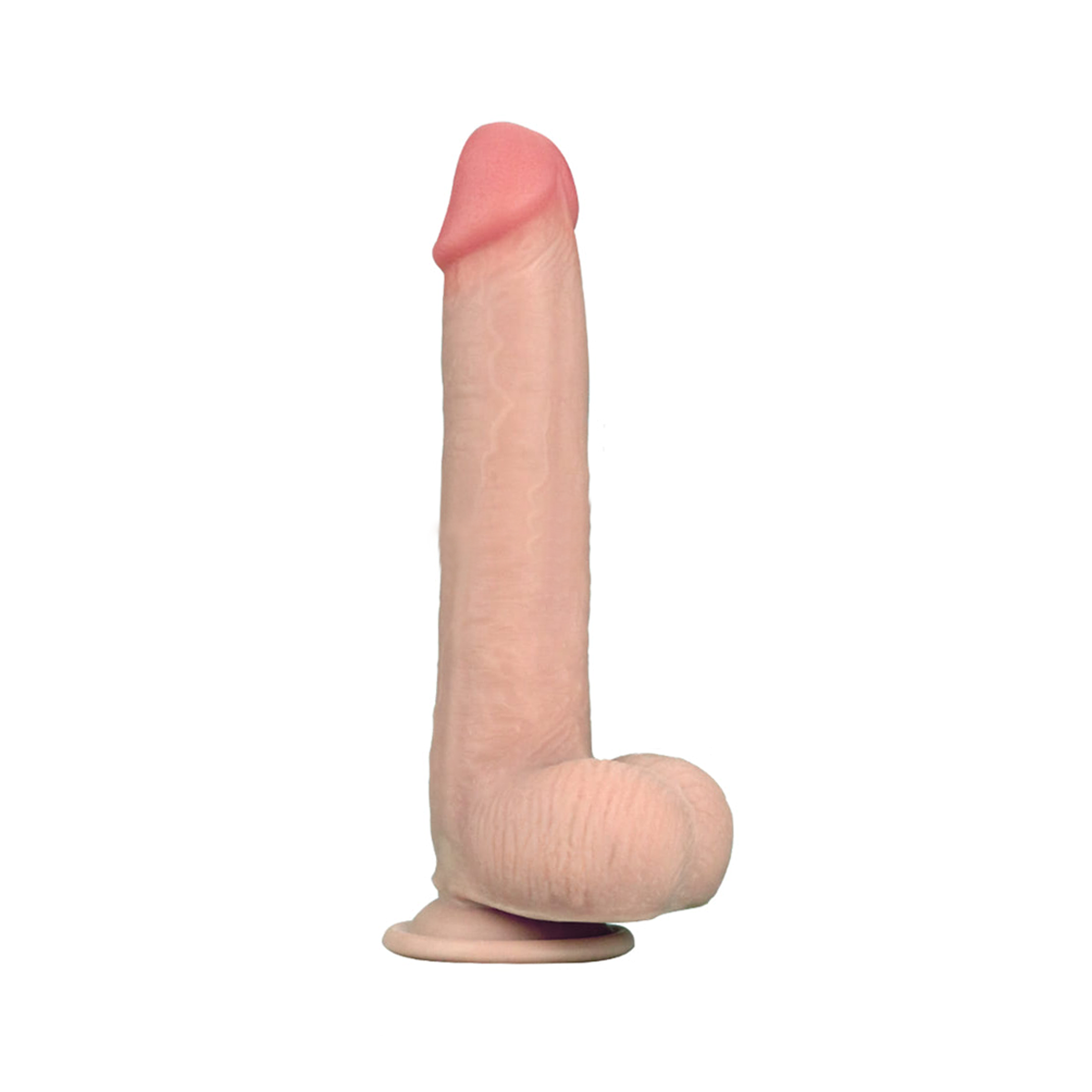 Prótese Realística com Pele Beliscável, Glande Definida, Veias, Escroto e Ventosa - Sliding-Skin Dong 9.0" | 17 x 4 cm | Disponível em 3 Cores - 6