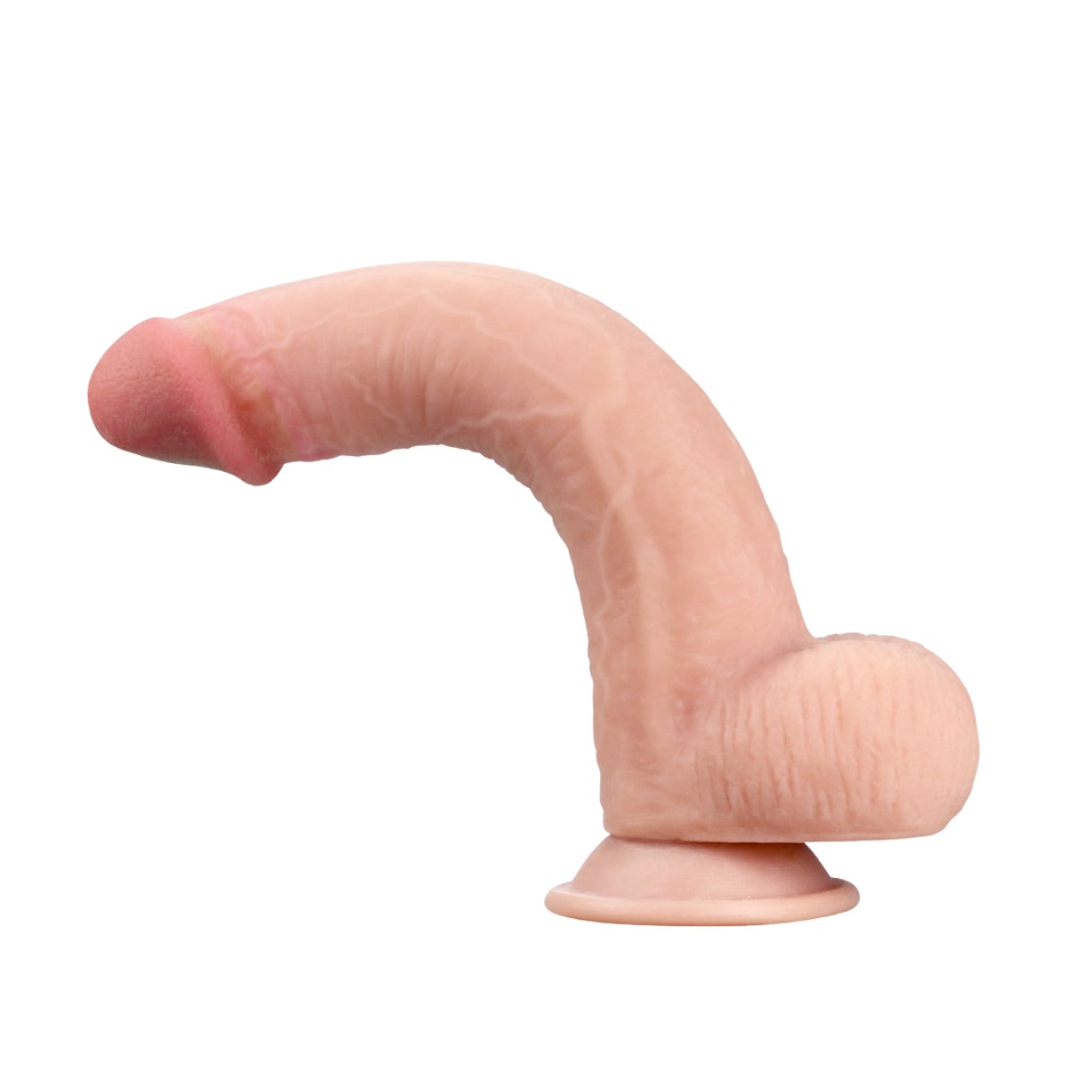 Prótese Realística com Pele Beliscável, Glande Definida, Veias, Escroto e Ventosa - Sliding-Skin Dong 9.0" | 17 x 4 cm | Disponível em 3 Cores - 8